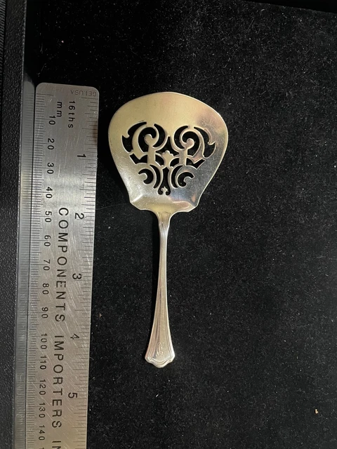 Bon Bon Spoon W/Pierced Bowl  by WALLACE SILVER