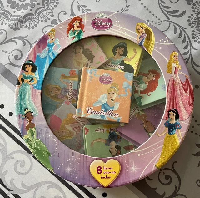 8 PETITS LIVRES Princesses Disney Mini Livre Pop Up TourneLivres EUR 5