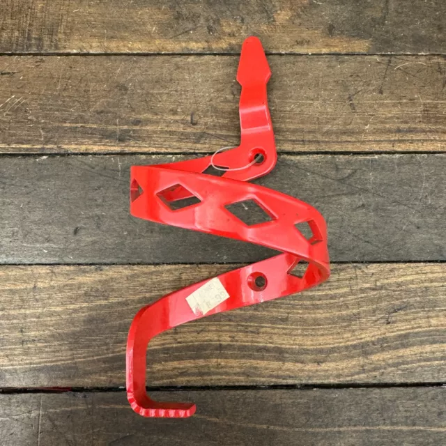 Water Snake Water Bottle Cage Aluminum Alloy Bicycle NOS Red