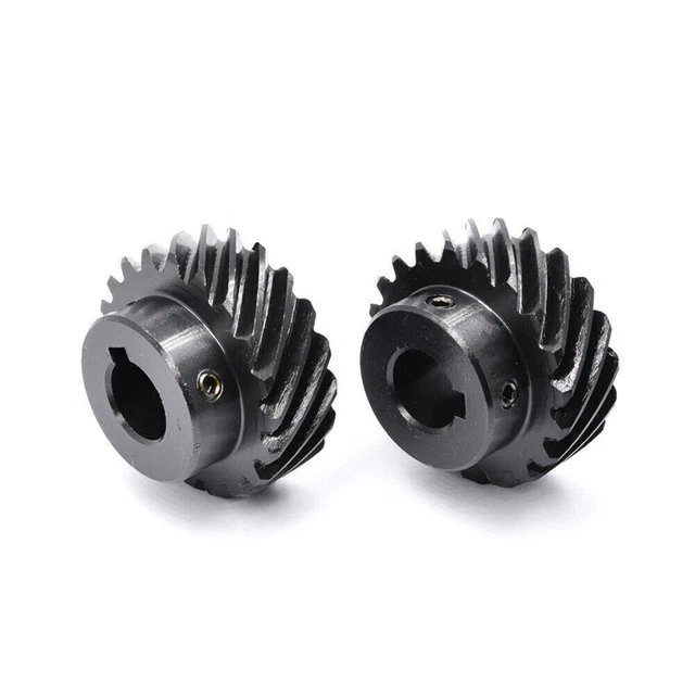 1.5/2 modulo spirale sinistra ingranaggi obliqui con passo/keyway C45 acciaio