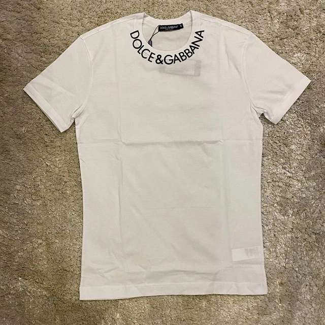 Dolce & Gabbana Blue Cotton Short Sleeves Crew Neck Top main image 0