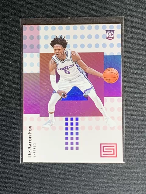 De’Aaron Fox 2017-18 Panini Status #148 Rookie Card (RC) Sacramento Kings
