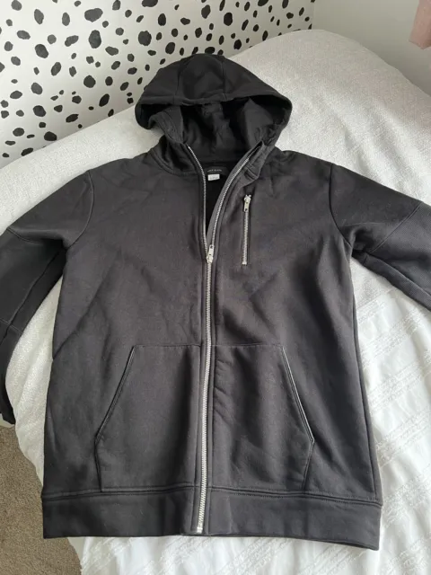 Boys River Island black Hoodie Aged 11-12yrs. 