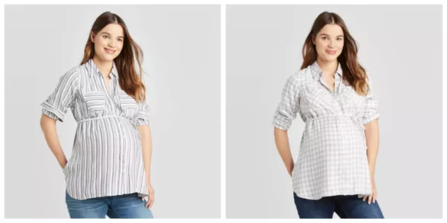 Maternity LongSleeve Popover Tunic - Ingrid & Isabel - Various Selections - C260