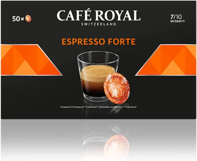 Café Royal Espresso Forte 50 Capsules Nespresso Pour Business Nespresso Machine