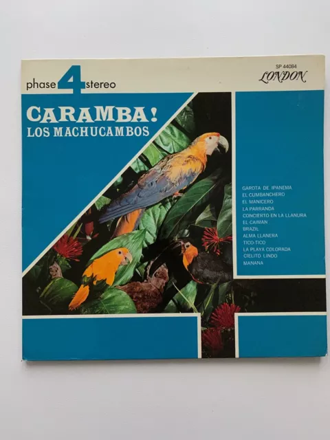 ¡Caramba! LP de 1966 Los Machucambos London Records SP 44084 EX vinilo