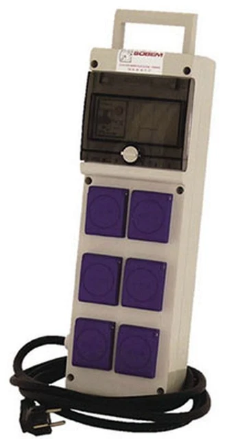 Coffret de chantier Sobem Scame 6 prises modèle 12575 3.5 KVA 230 V 
