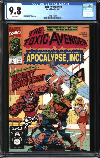 Toxic Avenger (1991) #2 CGC 9.8 NM/MT