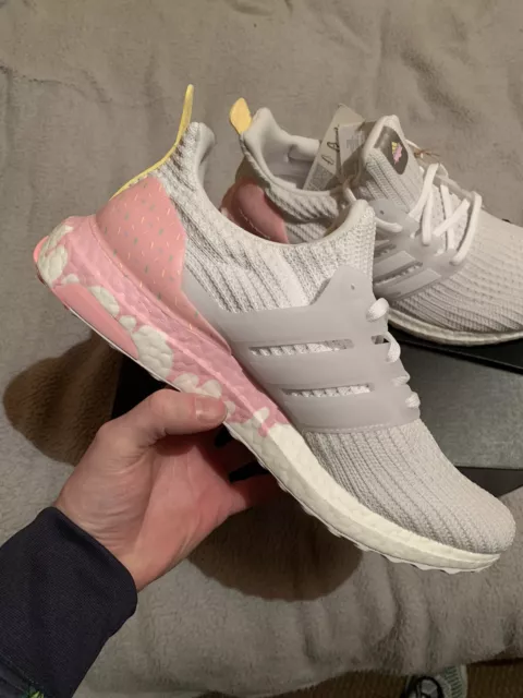 Adidas Ultraboost DNA Ice Cream Drip Mens Shoes White Pink GZ0689