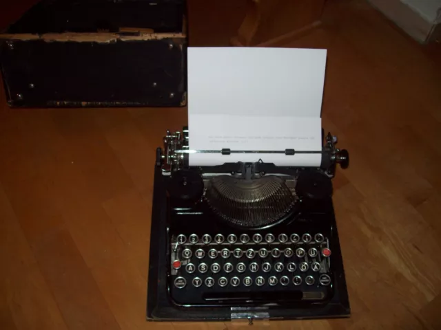 antike Koffer Klein Reise Schreibmaschine Wanderer Werke Continental