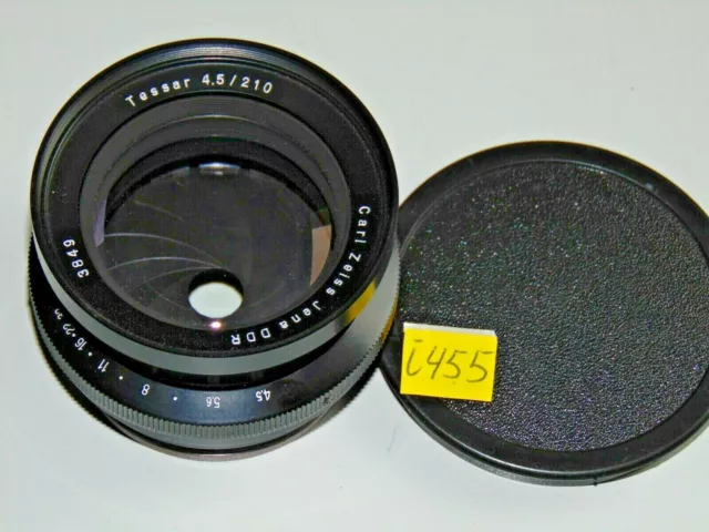 Tessar 4,5/210 Carl Zeiss Jena  DDR Lens Objektiv M62 für Großformat Kamera