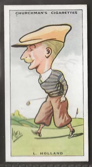 Churchman-Prominent Golfers 1931 (Standardgrösse) - #22 - Len Holland