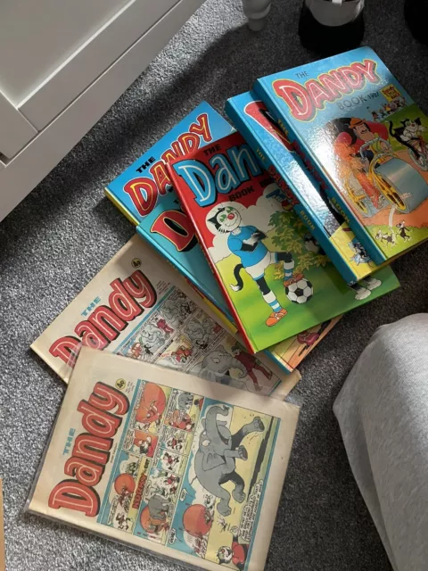 Vintage Dandy Comics 1980s x7 - 1975 to 1987