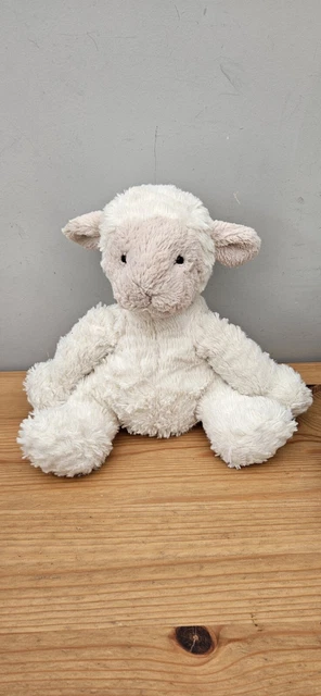 JELLYCAT MEDIUM FUDDLEWUDDLE Lamb Sheep Cream Tan Face Plush Stuffed ...