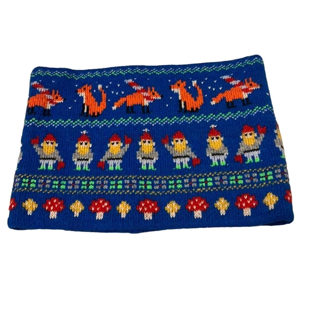 Crewcuts Kids Pixel Elves Gnome Infinity Scarf Neck Gaiter  Size One Size Blue