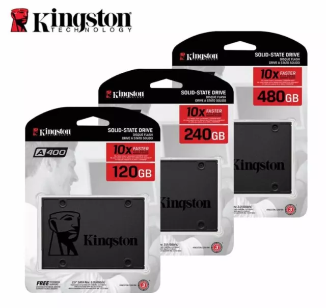 Kingston 120GB 240GB 480GB  A400 SSD 2.5" SATA III Solid State Drive PC SSD