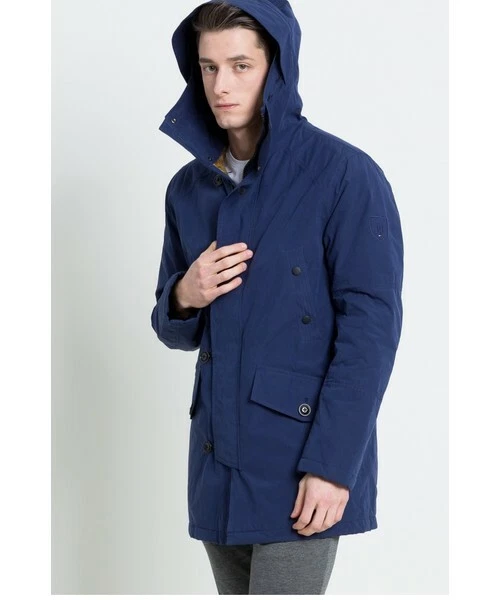 Blouson manteau Parka Caban homme chaud Marque Tommy Hilfiger T M Bleu  Marine