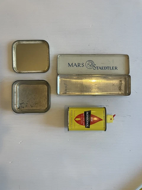 Latas Pre Lovedas De Colección - Mars Staedtler, Jugadores Mediano Corte Marino y Ronsonol