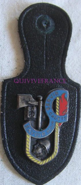 IN21325 - Distintivo Genieri Pompiers Cadetti Da La F. N. P.F , 36 MM