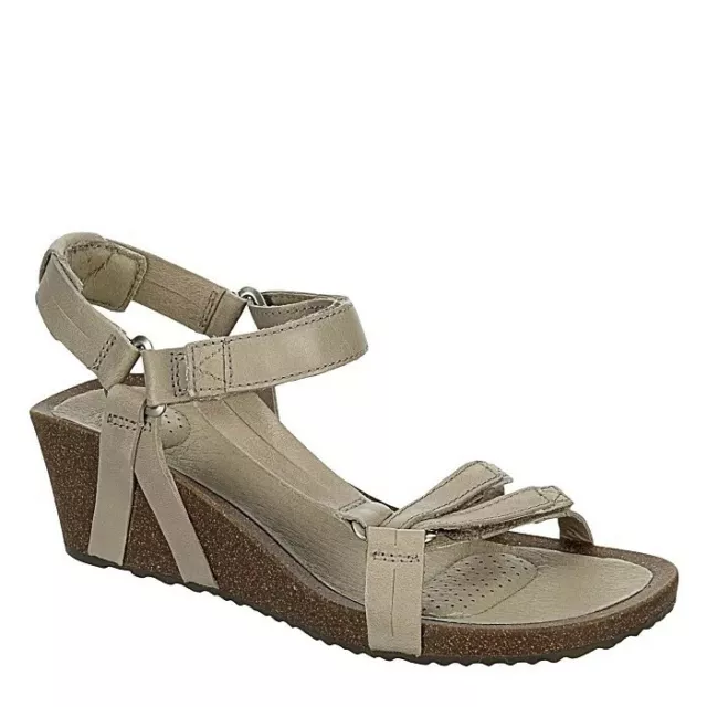 TEVA WOMEN SLINGBACK Wedge Sandals Ysidro Universal Wedge Taupe