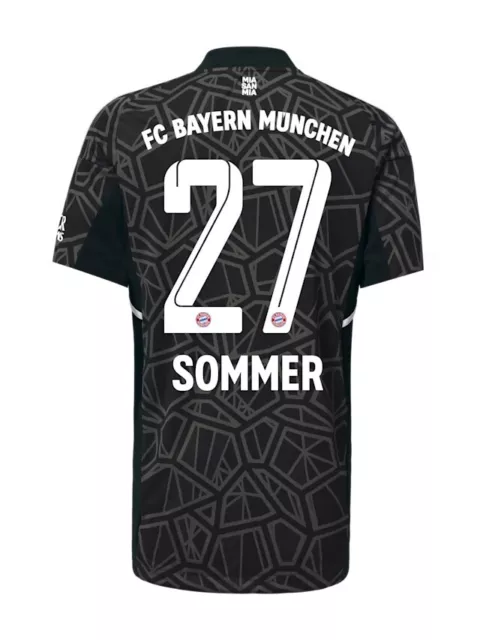 FC Bayern München orginal Flock Sommer 27 Torwarttrikot 2022/23 Gr. 164 bis XXXL