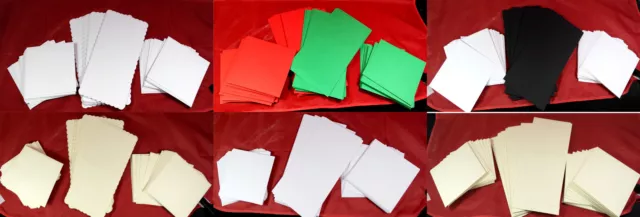 50 Card blanks with envelopes 5" x 5"