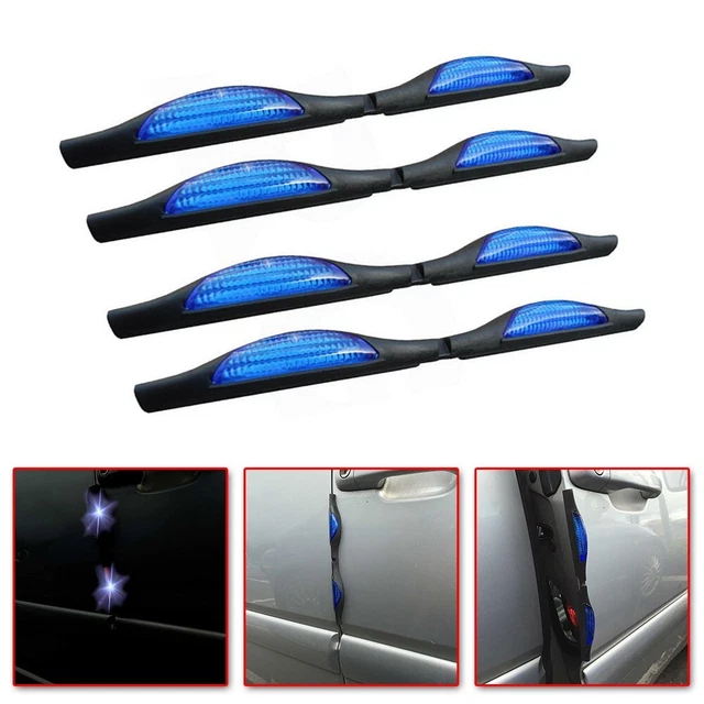 4 pezzi/kit protezione portiera auto riflettore protezione porta prevenire graffi bordo sfalsamento