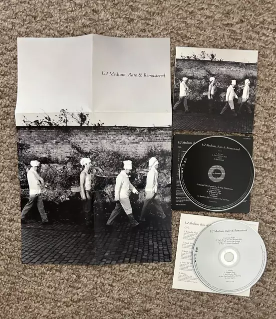 U2 MEDIUM, Rare & Remastered - 2CD Limited with poster