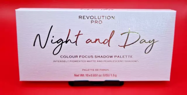 Revolution Pro Colour Focus Eyeshadow Palette - Night And Day 1.5g