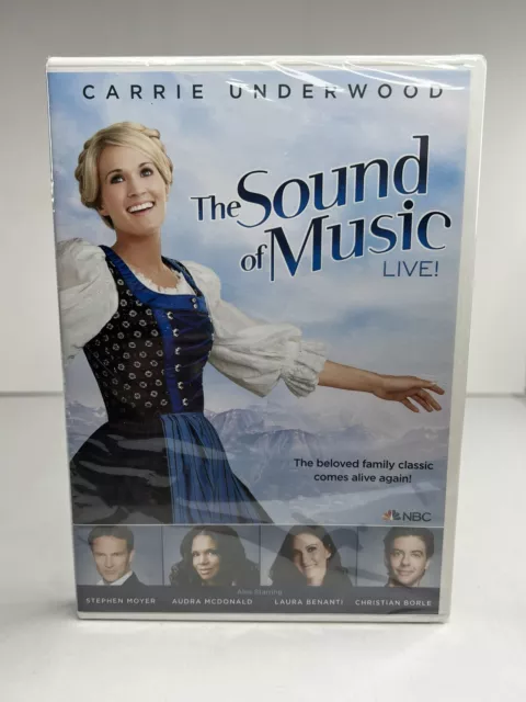 THE SOUND OF MUSIC LIVE (WS DVD, 2013 Musical) Carrie Underwood BRAND NEW SEALED