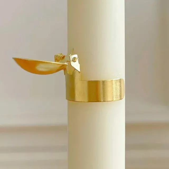 Extintor de velas apagador creativo de llama de mecha para amantes de velas (oro 4 piezas)