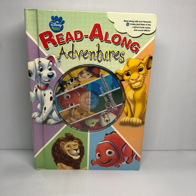 Disney read along adventures hardcover book 2007 storytime with cd