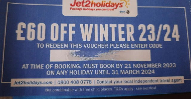Jet 2 Holidays £60 Off Winter 23/24