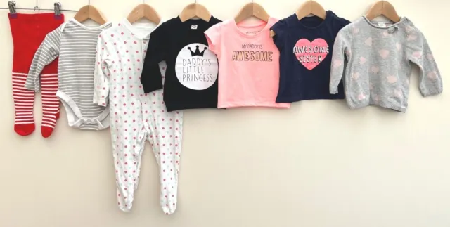 Baby Girls Bundle Of Clothing Age 3-6 Months H&M Tu M&S