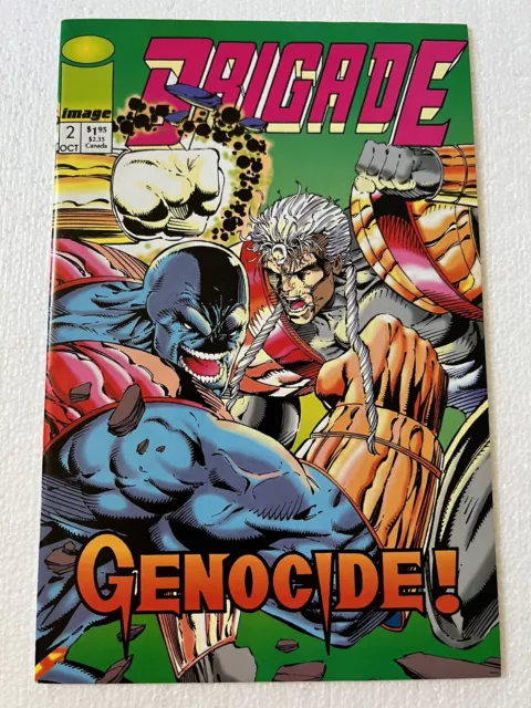 Brigade 2  Image Comics 1992  NM -  9.0 - 9.2  Insert Cards Intact / Liefeld Cvr