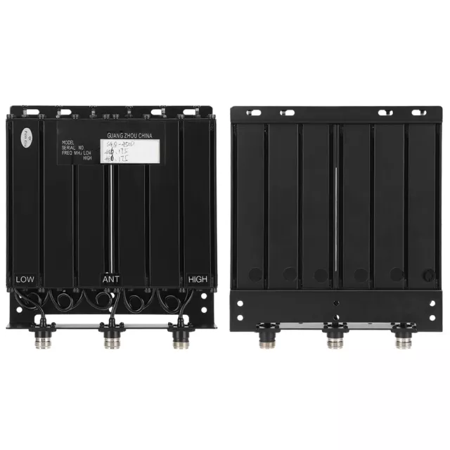 50W 6 Cavity UHF Duplexer With Multiple Stop Band Filters TX: 456.175 RX: MPF