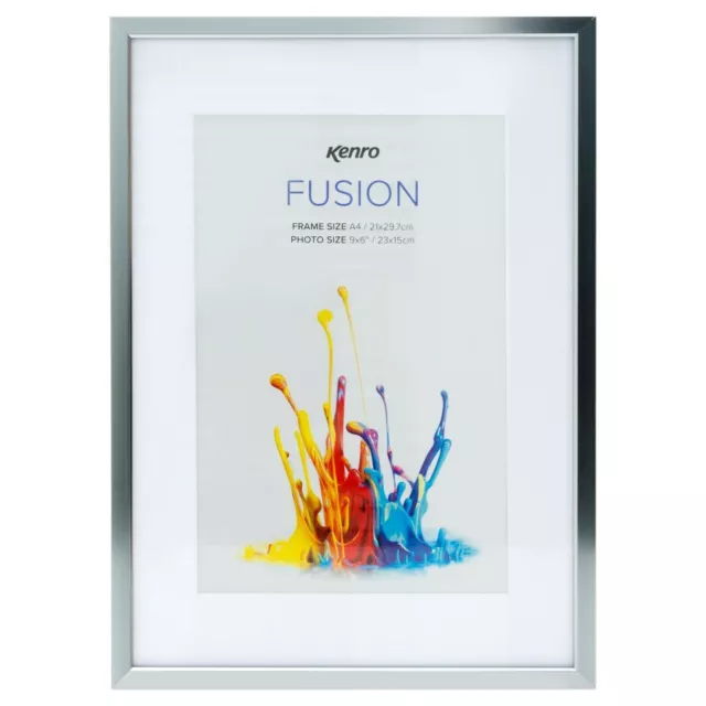 Kenro Fusion Series Graphite Metal Photo Frame