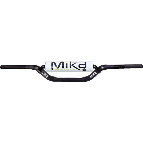 White Mika Metals Hybrid Series Mini Narrow Handlebars