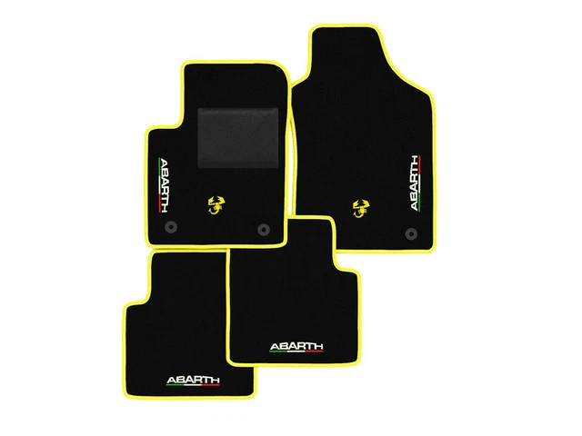 TAPPETINI TAPPETI MOQUETTE FIAT 500 ORIGINALI 4PZ 71807922 71808754 - Foto 10