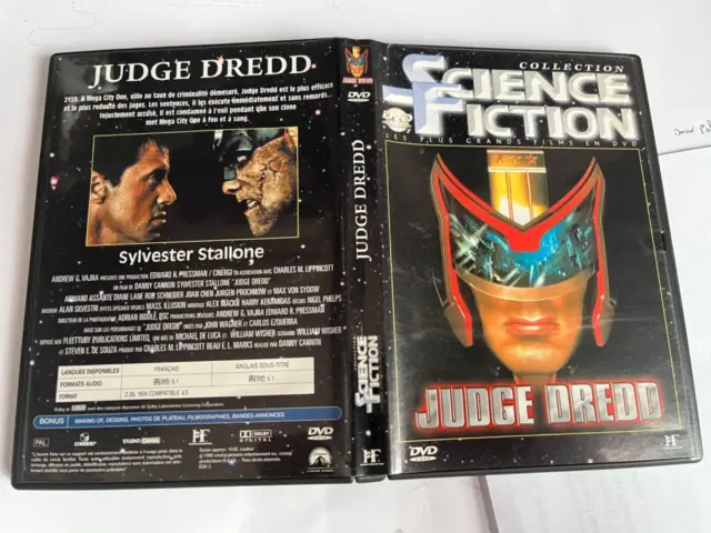 Dvd Film Science Fiction Juge Dredd Sylvester Stalonne Comme Neuf