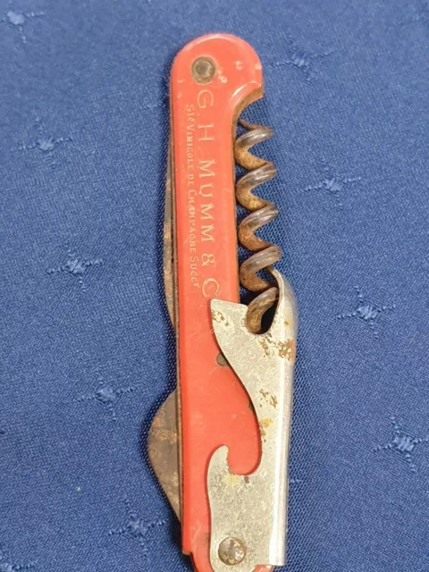 Vintage Gh Mumm & Co. Cordon Rouge  Bar Tool 2