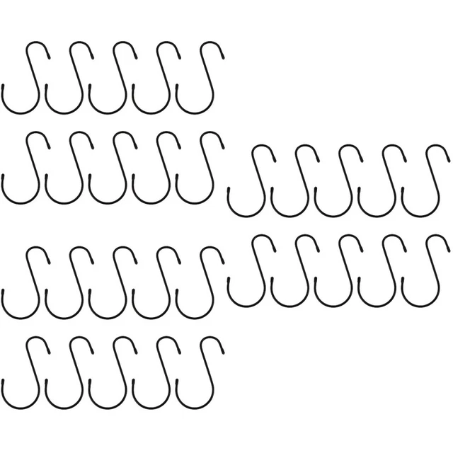 30 PCS S Crochets de forme crochets suspendus