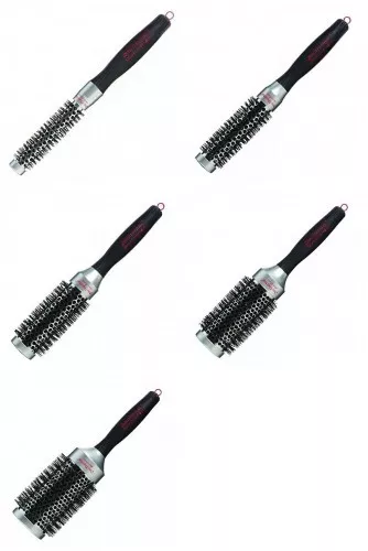 Olivia Garden Pro Thermal Hair Brush 16Mm/25Mm/53Mm Anti Static Radial Round