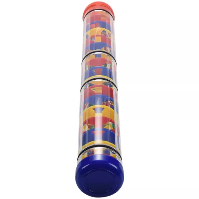 Rainstick Rattle Toy 15.75 inch - Long Color Noise Stick  grains inside Q6R5 3