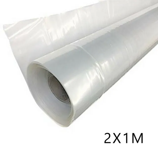 Greenhouse Clear-Plastic Film Foil Cover UV-4 Sheeting, For Garden Transparent~