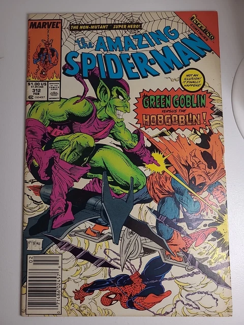 Amazing Spider-Man 312 Todd McFarlane art Green Goblin 1989