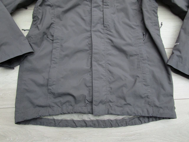 The North Face Mens Lowland Jacket Hyvent Waterproof Rain Coat M Grey Resolve 8