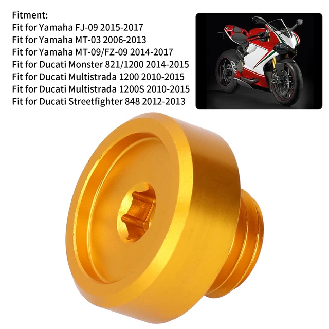 (Gold)Engine Oil Filler Cap For ARX1200 CB1000 CB1000R Aluminum Alloy Engine