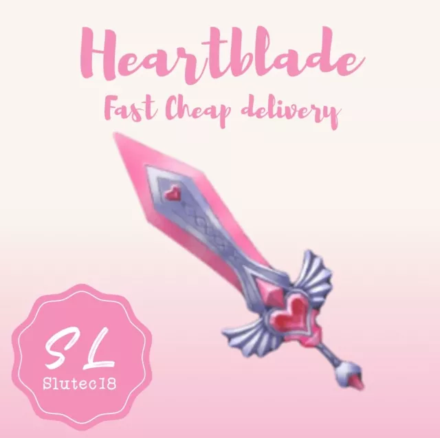 HEARTBLADE💖💕⚔️LIGHTNING FAST DELIVERY💖💕⚔️MM2 ROBLOX GODLY