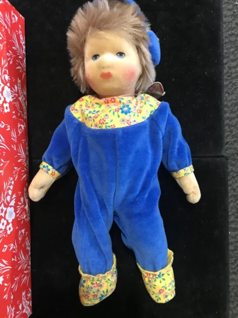 Original Käthe Kruse Muñeca Con Cabeza de Tela " Matti "Altura 34CM Ovp Novedad